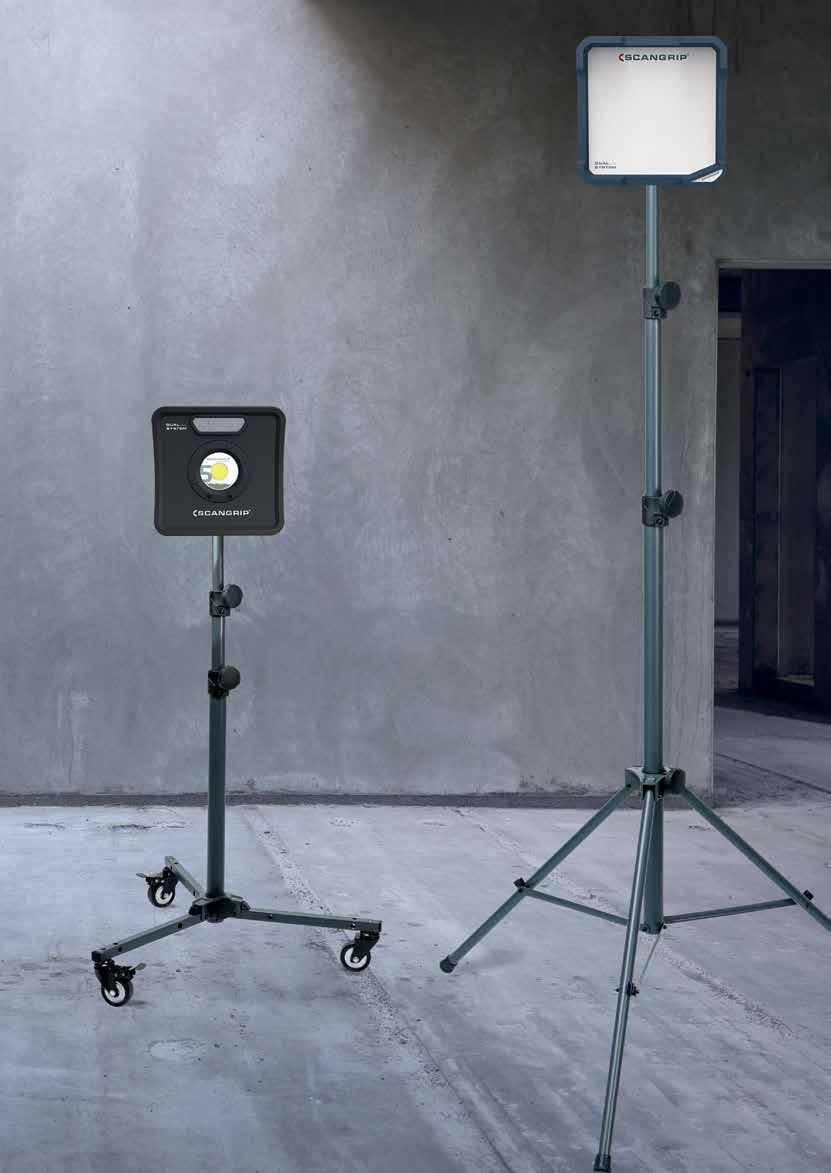 New TRIPOD // Designed for direct mounting of the new VEGA and NOVA work lights without