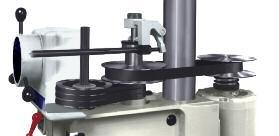 S MODLS Style ead & Column ssembly mounted on optional 20-501 Table ssembly* S MODLS Dial to the best rpm for the tool and material while the job is running, with a Clausing Two Speed Variable Speed