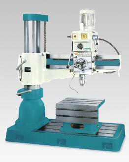 Clausing Radial Drills : CL1100 eatures and Standard quipment: igh-quality cast-iron arm with heat-treated and ground slides for smooth and accurate head positioning The bearing bracket for gear-box