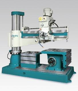 Clausing Radial Drills : CLC1250 eatures and Standard quipment: quipped with hydraulic separate clamping unit. Vertical movement of arm is coordinated by an IC timer.