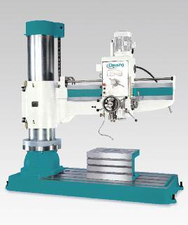 Clausing Radial Drills : CL2000 eatures and Standard quipment: quipped with hydraulic separate clamping unit. Vertical movement of arm is coordinated by an IC timer.