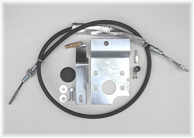 Five and Six speed conversion specialists" 1965-66 Mustang Clutch Cable Installation Instructions Tool List Hand drill, 1 unibit drill, 7/16 wrench, two ½ wrenches, two 9/16 wrenches, 1/2 ratchet,