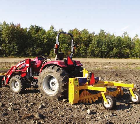 ROCK RAKES WD SERIES The WD-6 and WD-10 rock rakes are made to move rocks into