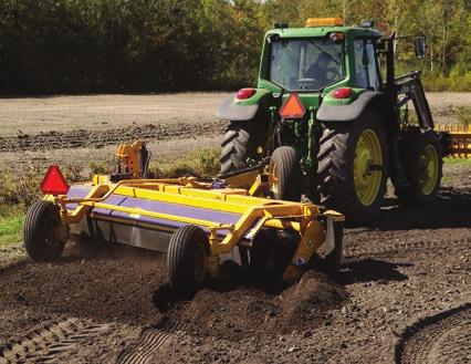 ROCK RAKES SWD SERIES The SWD -15 is designed to adapt to 65-125 HP (48-93 KW) tractors.
