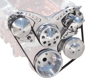 March Performance Pulleys March Revolver Serpentine Sets for Short Water Pump This serpentine conversion offers the same combination of style and low price as the popular Style Track alternator, AC