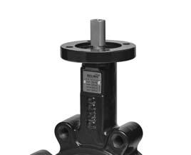 F6 Series, 2-Way, HU utterfly Valve Resilient Seat, 304 Stainless isc 50 psi bubble tight shut-off Long stem design allows for 2 insulation Valve face-to-face dimensions comply with PI 609 &