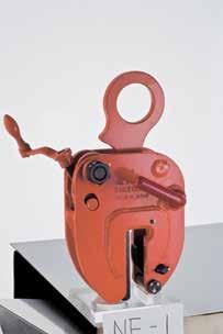 PWB Vertical Lifting Clamps Vertical Non-marring Clamp - NE Screw type, wedge clamping mechanism with smooth rotation.