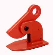 PWB Horizontal Lifting Clamps Horizontal Plate Clamps - HO Lightweight, induction-hardened, special alloy cam with a lifting hole. No side-slipping construction.
