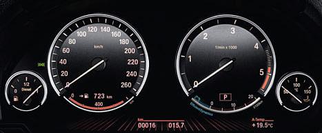 ECO PRO, Comfort and Sport modes with their specific characteristics, colour and graphics, can be displayed in the instrument cluster. 5A3 Night Vision with Dynamic Light Spot.