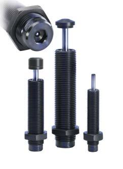 Miniature Shock Absorbers MC 150 to MC 600 Self-Compensating ACE MC 150, 225 and 600 miniature series shock absorbers feature significant increases in energy per cycle (E3) over previous models.