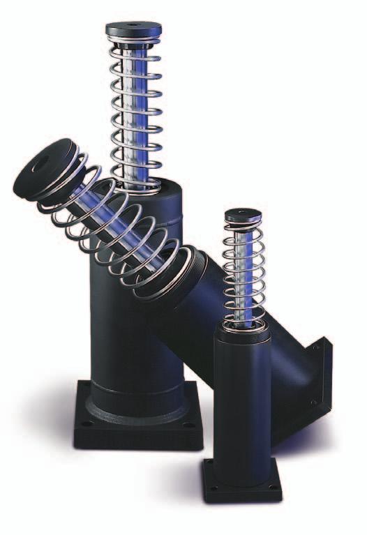 Heavy Industrial Shock Absorbers CA 2 to CA 4 Self-Compensating ACE s durable CA 2, CA 3 and 4" Bore Series of selfcompensating shock absorbers are designed for extremely heavy duty applications and