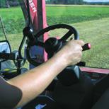 TwinTrac Reverse Drive Controls Change driving directions without leaving your seat.