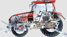 A Winning Package equipment includes: Front and belly weights Rear wheel weights Cab suspension 45% 2,75 m 55% Valtra tractors are designed with a weight distribution that improves pulling power the