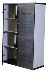 Cabinet with 3 Shelves Melamine Swatches Veneer Swatches