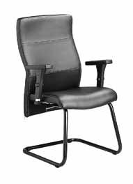 Nemisis Mid Back Chair / Swivel & Tilt Mechanism / Flexi Arms / Chrome Spider Base / Gas Height Adjustment I -