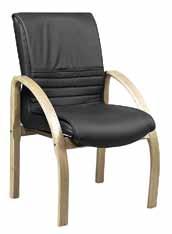 Four Leg Arm Chair / Laminated Four Legged Frame Options Loop Arm