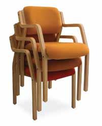 Four Legged Arm Chair / Laminated 4 Legged Frame ELAND & GAZELLE