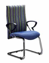 Base / Gas Height Adjustment C - Iris Mid Back Visitors Chair / Y700 Arms /