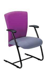Backrest G - Standard Typist Chair / Adjustable Backrest / Black Nylon Base / Gas Height Adjustment H - Maxi Typist