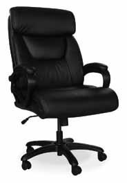 Base / Heavy Duty Double Castors / Gas Height Adjustment / Rated for ± 150 kg C - Big Guy MD High Back Chair / Swivel & Tilt Mechanism / Aluminium