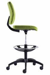Adjustment B - Cancun Typist Chair / Swivel Mechanism / Black Nylon