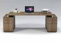 panel, 1700(W) D - Executive Double Pedestal Desk