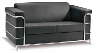 OSLO RANGE A - Oslo Single Seater Couch / Standard with Mahogany Stained Legs / 1090(W) x