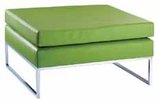 for Reception Area Consisting of: Cosmo Ottoman / Cosmo Half Chair / Cosmo Slipper Seater /