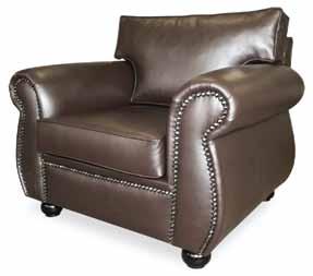 850(D) x 860(H) Milan Three Seater Couch / Standard with Wooden Legs / 1860(W) x