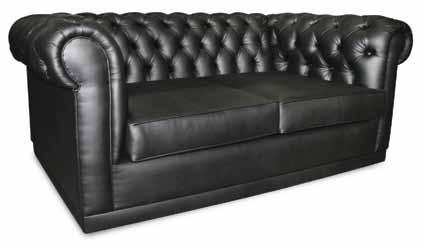 Seater Couch / Mahogany Bun Feet / 2240(W) x 940(D) x 780(H) / Seat 1680(W) x 520(D)