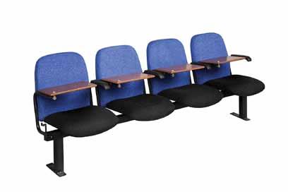 PAUSE RECEPTION A - Pause Reception Bench no Arms / Fixed Seats / Seat - VP70 High Density Foam / Back - VP30 Medium Density Foam / Beam 60mm Square Tubing /