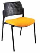 / Plastic Seat and Back C - Stacker 501 Side Chair Upholstered /