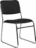 Chair with Writing Tablet / Black Right Hand