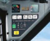 Optional deluxe instrument panel includes keyless start security system, feature lockouts, digital time and job clocks,