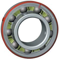 Competitive ball riding designs: require constant contact with rolling  This contact can remove lubricant from elements with each