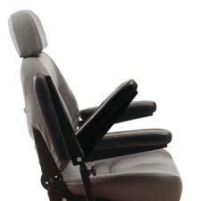battery indicator Handy speed dial Seat Positioning 7 sliding rails allow