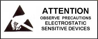Warning! 2.1.2 ESD Handling Precautions The WPT contains ESD sensitive circuit cards and components.