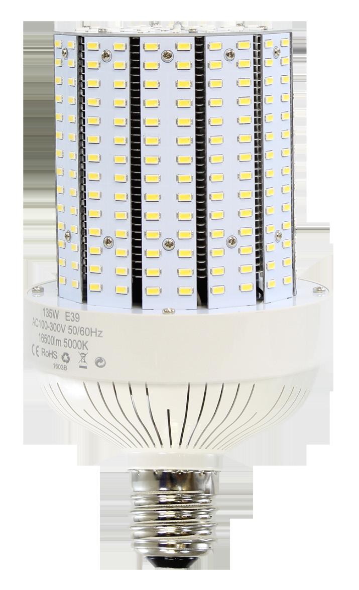 LARGE CORN LAMPS Large LED Corn Lamps are an excellent LED retrofit product.