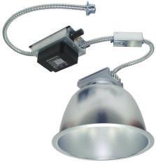 Retrofit Trim Module with Clear Cone. Designed for use with existing 6 Architectural Incandescent, Fluorescent 5-5/8 and Metal Halide Housing. Also, compatible with most 6 architectural housings (143.