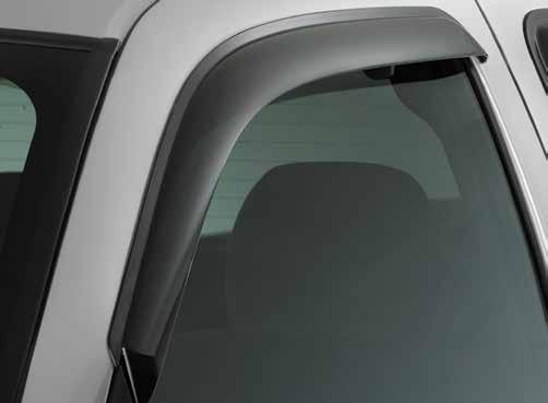 Side Window Deflectors AVS side window deflectors are engineered to let fresh air in while keeping rain out.