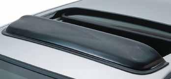 Windflectors add a sturdy shield to the leading edge of your sunroof deflecting, wind and moisture from your cabin.