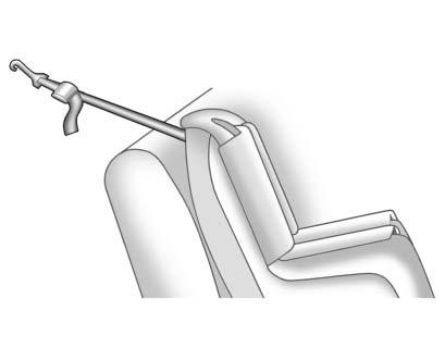 Seats and Restraints 3-49 2. If the child restraint manufacturer recommends that the top tether be attached, attach and tighten the top tether to the top tether anchor, if equipped.