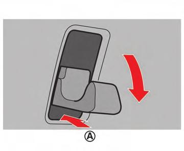 CAUTION Do not hang any objects with sharp edges on the coat hangers. These items may be knocked off if the SRS air bag deploys, possibly causing injury.