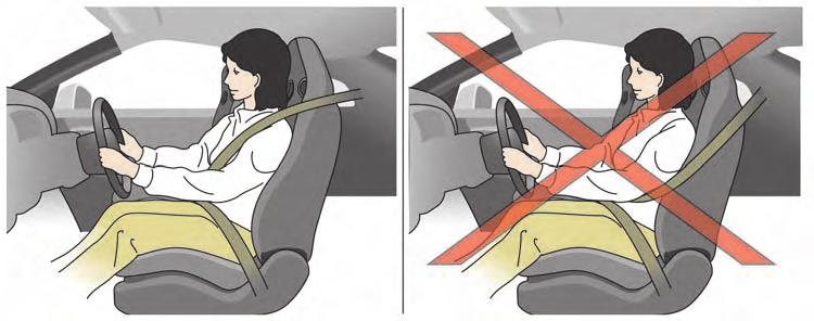 SEAT BELTS PRECAUTIONS ON SEAT BELT USAGE If you are wearing your seat belt properly adjusted, and you are sitting upright and well back in your seat with both