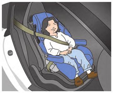 belt routing. Outboard position 3. The booster seat should be positioned on the vehicle seat so that it is stable.