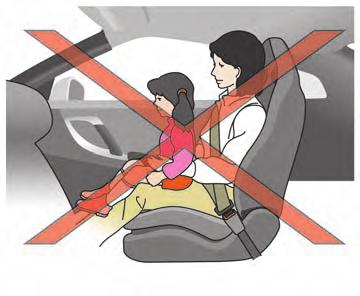 WARNING. Never let children ride unrestrained or extend their hands or face out of the window.