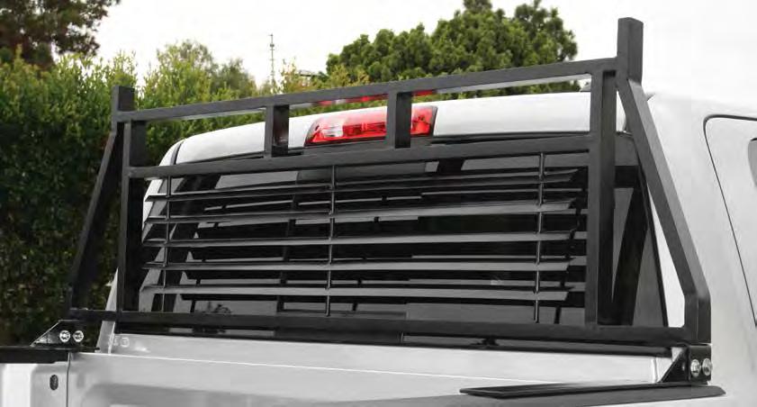 HEADACHE RACKS Turn that pickup into a workhorse Heavy-duty 1" x 2" carbon steel construction Full louvers to prevent UV and impact damage Quick, easy installation Two universal sizes available to