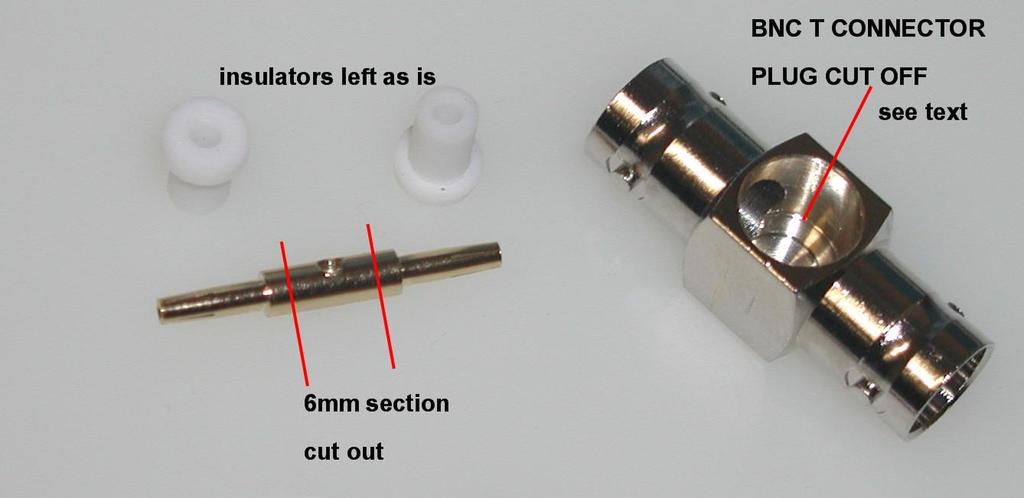 A female female (BNC socket socket) adapter now will adapt a standard probe to these fittings. However the 666.6k series resistor and HF compensation capacitor is still required in series.