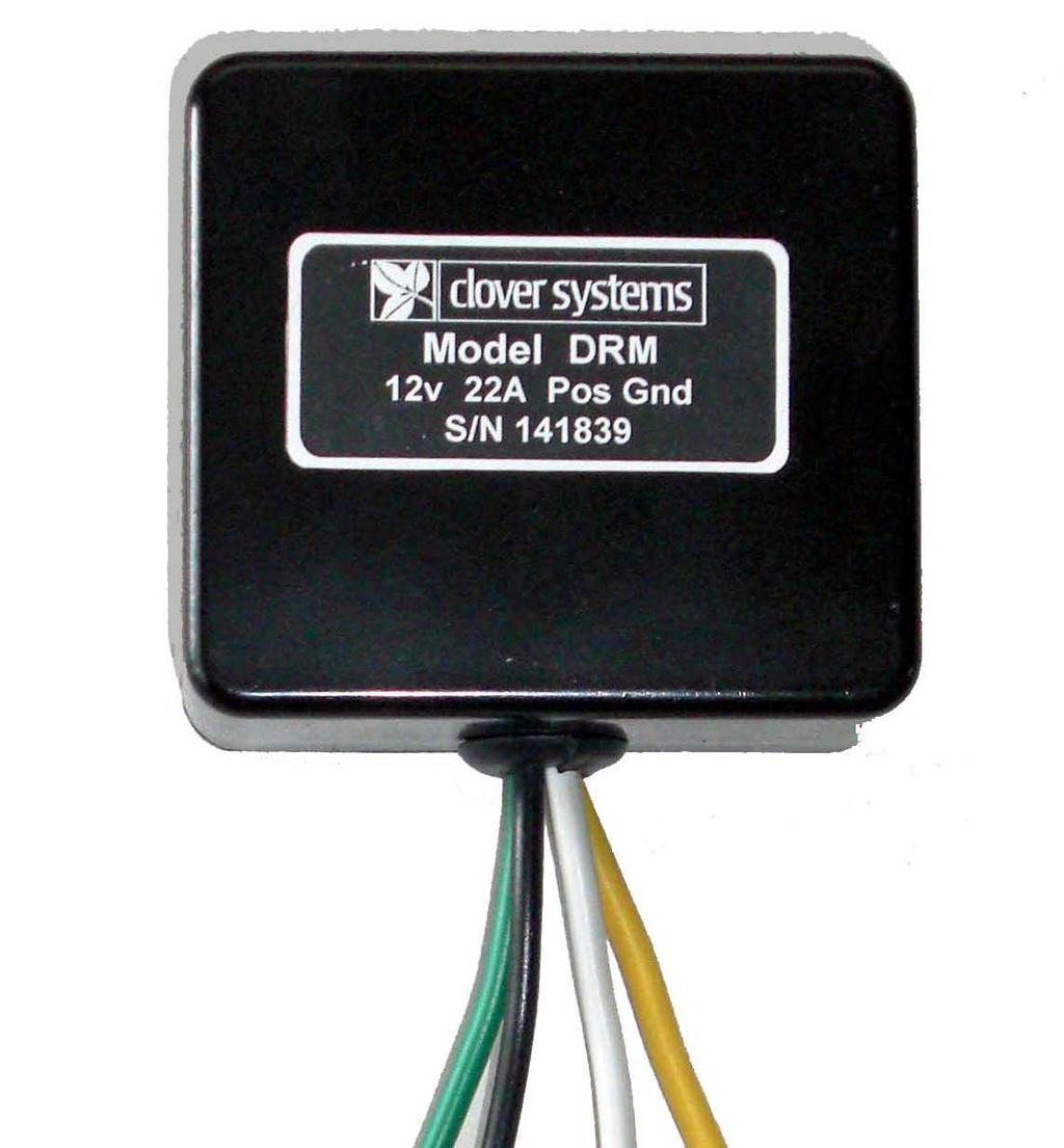 INTRODUCTION The Clover Systems DRM is a state-of-the art all-electronic voltage and current regulator for dynamos 1 used in vintage cars, trucks, motorcycles, tractors and boats.