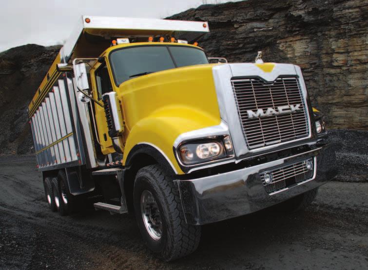 ENGINE: MACK MP10 16 LITER Horsepower and Torque 515 HP With Torque Ratings Up To 1,860 ft.-lbs.